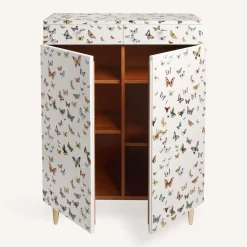 Fornasetti Cabinets<Farfalle White Cabinet