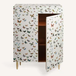 Fornasetti Cabinets<Farfalle White Cabinet