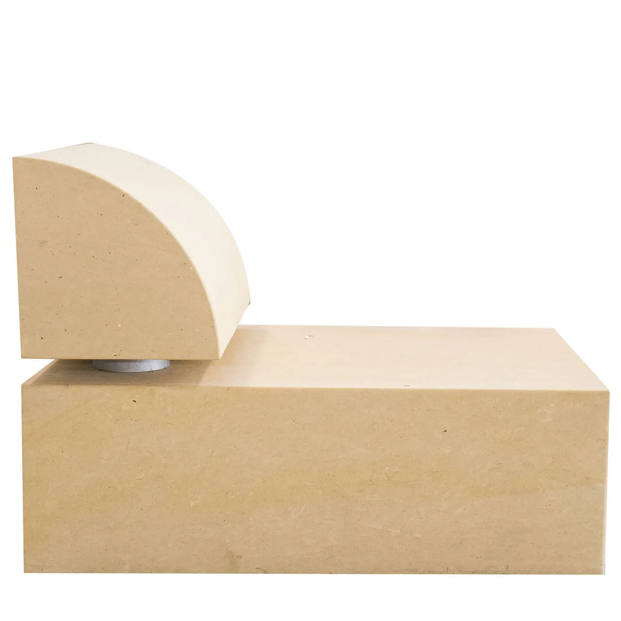 Pimar Limestone Outdoor Chaises & Daybeds<Fattidipietra A stone Indoor/Outdoor chaise by Gumdesign