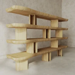 Livio Cioffi Bookcases<Favignana Oak Bookshelf