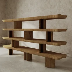 Livio Cioffi Bookcases<Favignana Oak Bookshelf