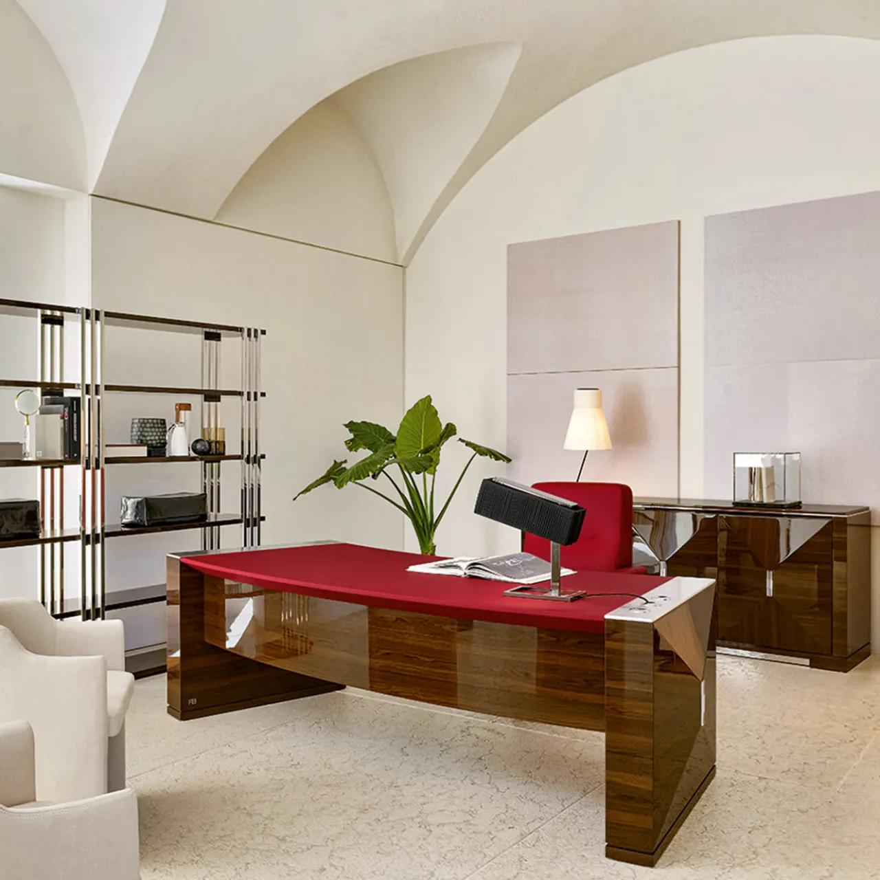 Franco Bianchini Desk & Writing Tables<FB Collection Crystal Desk