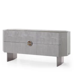 Franco Bianchini Dressers<FB Collection Light Crystal Chest of 2 drawers
