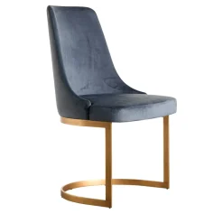 Franco Bianchini Chairs<FB Collection Niku Blue Chair