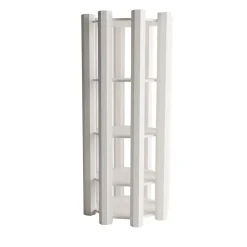 Dimarmo Bookcases<Federico Bookcase in White Marble By Sissy Daniele
