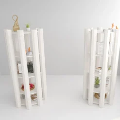 Dimarmo Bookcases<Federico Bookcase in White Marble By Sissy Daniele