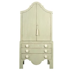 Porte Italia Dressers<Ferrovia Cupboard Green Dresser With Magnolia