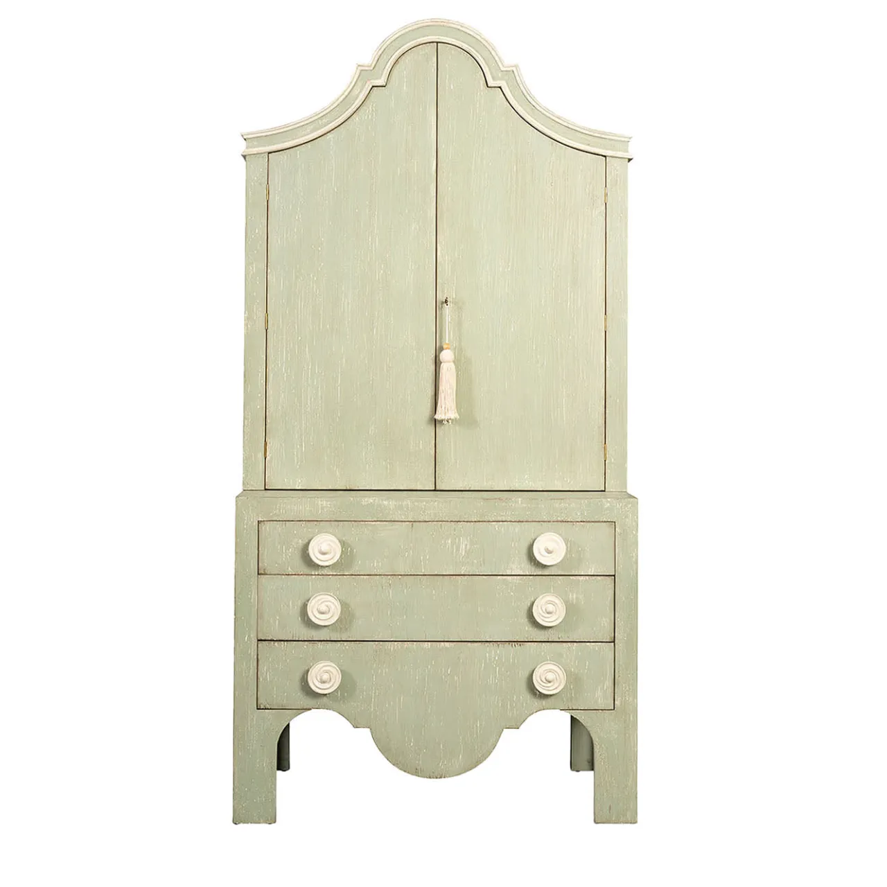 Porte Italia Dressers<Ferrovia Cupboard Green Dresser With Magnolia