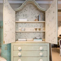 Porte Italia Dressers<Ferrovia Cupboard Green Dresser With Magnolia