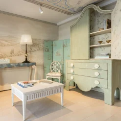 Porte Italia Dressers<Ferrovia Cupboard Green Dresser With Magnolia