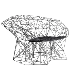 La Cividina Armchairs<Filinea Black Armchair