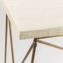 Selezioni Domus Consoles<Filo Console With Leather Top