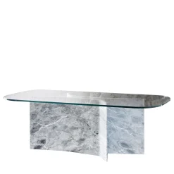 Luce Di Carrara Dining Tables<Filo Dining Table with Versilys Marble Base