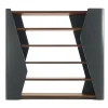 Riva 1920 Bookcases<Finesse walnut wood and olmpia leather Bookcase by Karim Rashid