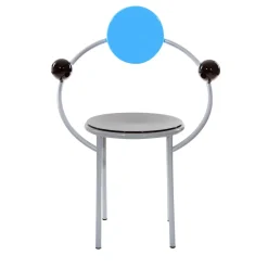 Memphis Chairs<First Wood and Metal Chair by Michele De Lucchi - Milano