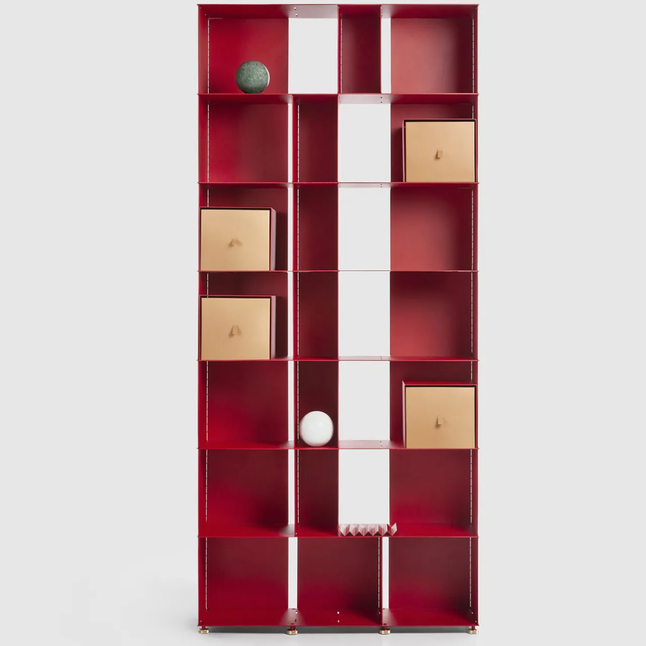 Da A Bookcases<Fit Red Bookcase by Marc Sadler