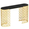 VGnewtrend Consoles<Fitzgerald Arabesque Console with Black Marble Top