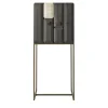 Gianfranco Ferré Home Bar Cabinets<Five Points Smoked Gray Wood And Marble Bar Cabinet