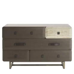 Gianfranco Ferré Home Dressers<Five Points Smokey Grey And Marble Drawer Unit