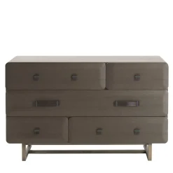 Gianfranco Ferré Home Dressers<Five Points Smokey Grey Wood Drawer Unit