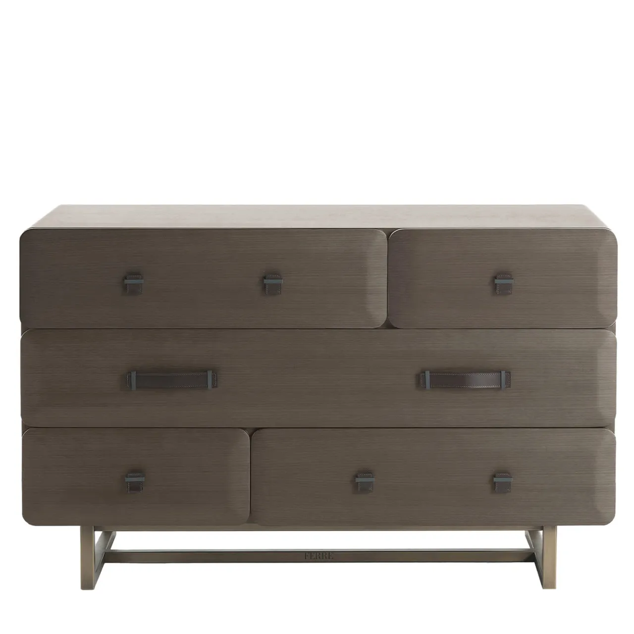 Gianfranco Ferré Home Dressers<Five Points Smokey Grey Wood Drawer Unit