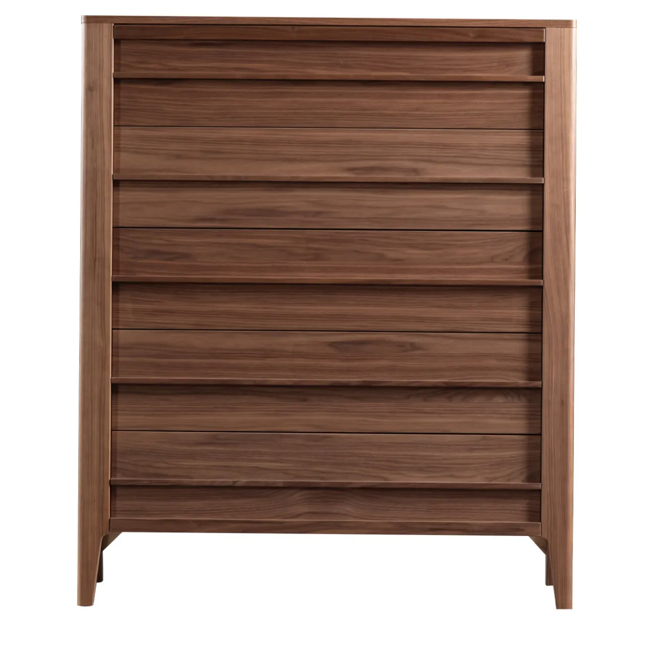Modesign Dressers<Five-Drawer Walnut Wood Dresser Modo10 Collection