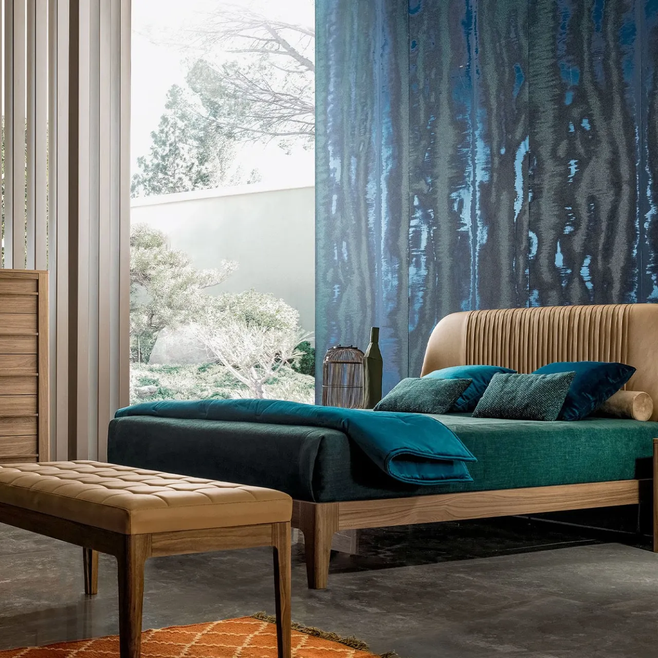 Modesign Dressers<Five-Drawer Walnut Wood Dresser Modo10 Collection