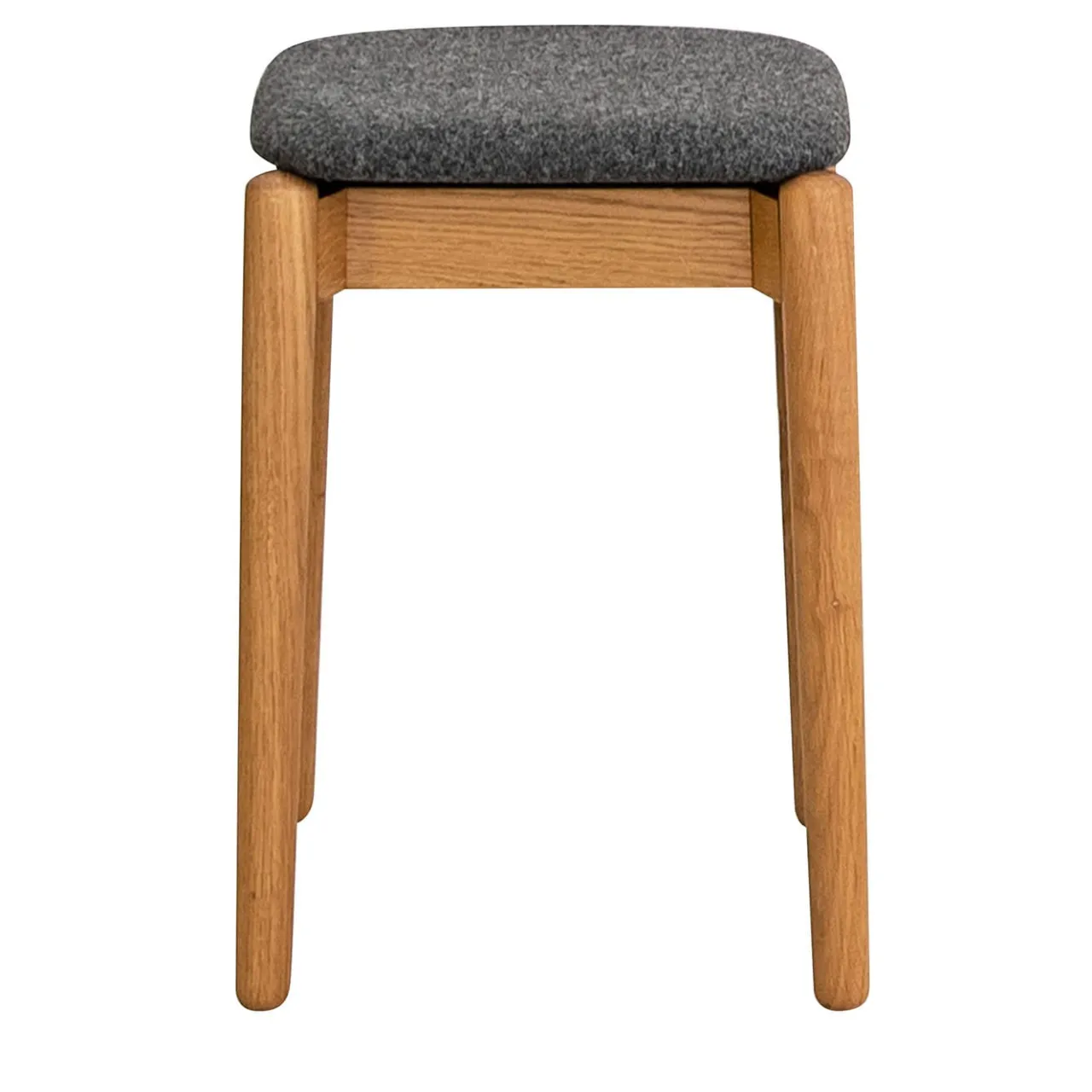 Bedont Stools<Fizz Low Stool in Oak with Upholstered Seat by Lorenz+Kaz