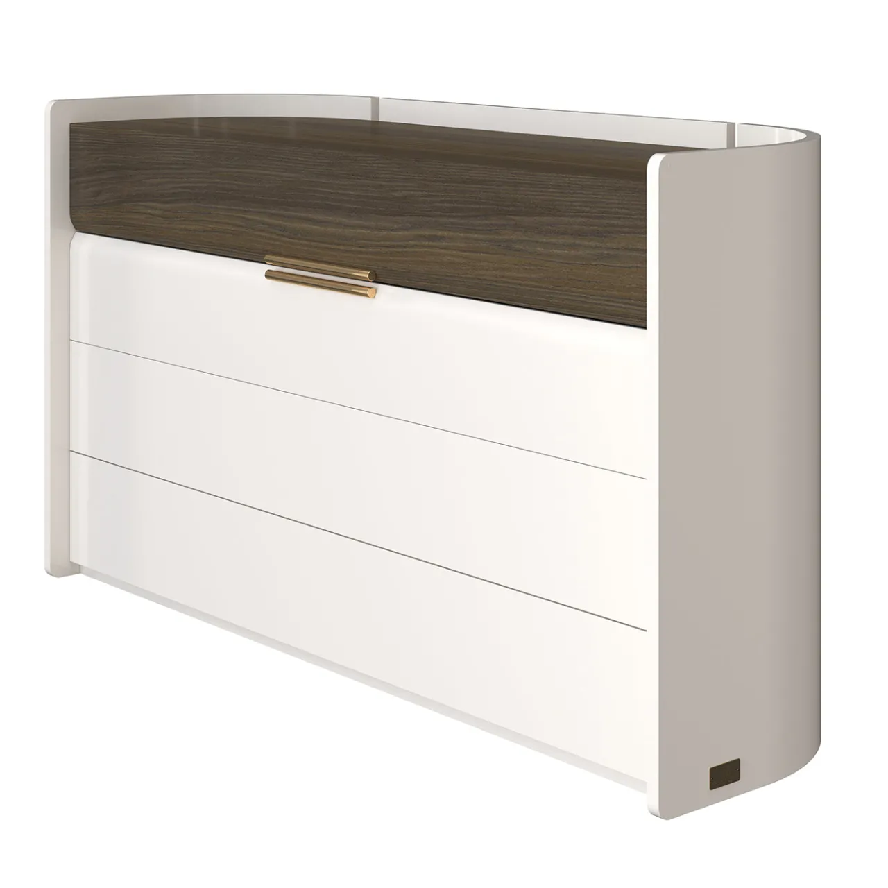 Morello Gianpaolo Dressers<Flare 01 Four-Drawer White Chest of Drawers