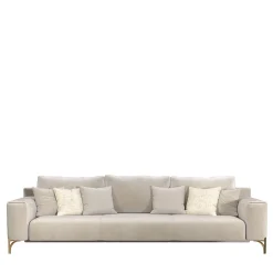 Morello Gianpaolo Sofas<Flare Beige Sofa with cushions