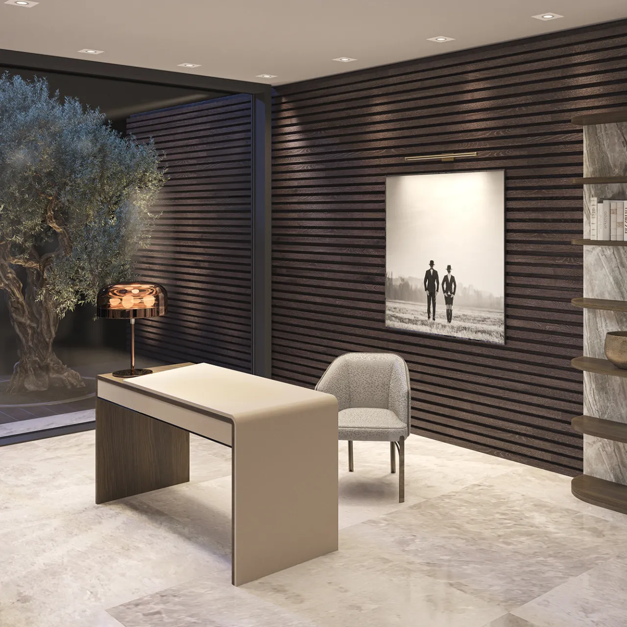 Morello Gianpaolo Desk & Writing Tables<Flare Mini Desk