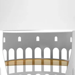 Gio Aio Consoles<Flavio White and Golden Coffee Table