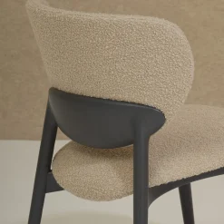 Billiani 1911 Chairs<Fleuron 203 Anthracite & Beige Lounge Chair by Constance Guisset