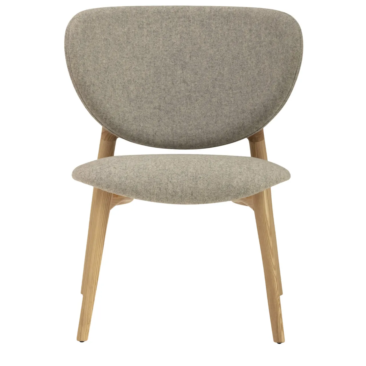 Billiani 1911 Chairs<Fleuron 203 Gray & Natural Ash Lounge Chair by Constance Guisset
