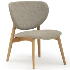 Billiani 1911 Chairs<Fleuron 203 Gray & Natural Ash Lounge Chair by Constance Guisset