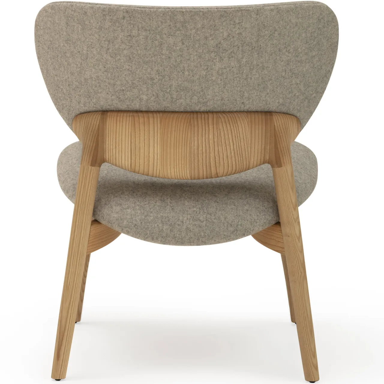 Billiani 1911 Chairs<Fleuron 203 Gray & Natural Ash Lounge Chair by Constance Guisset