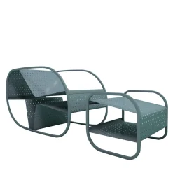 Giacopini Outdoor Chaises & Daybeds<Flip Gray Seat and Sidetable by Salomé Hazan