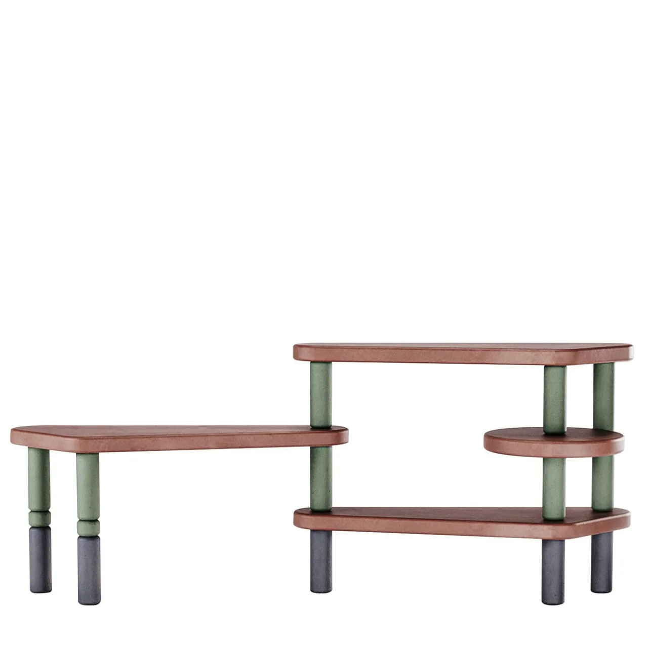 Forma & Cemento Bookcases<Flipper Configuration B Bookcase