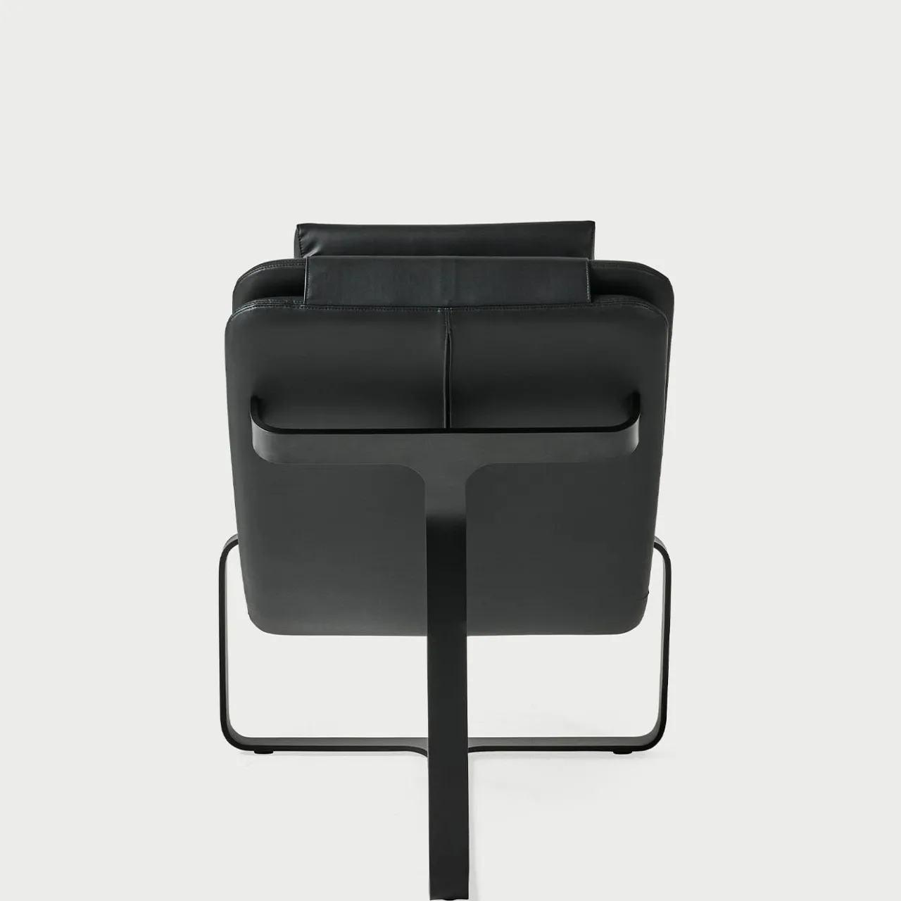 Baleri Italia Chaises<Flipt Black Leather Convertible Armchair and Chaise-longue