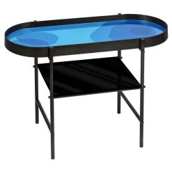 Bronzetto Serving Tables<Float Blue Side Table