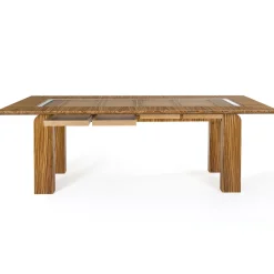 Berdondini 1926 Dining Tables<Florence Rectangular zebrano wood Table 1947