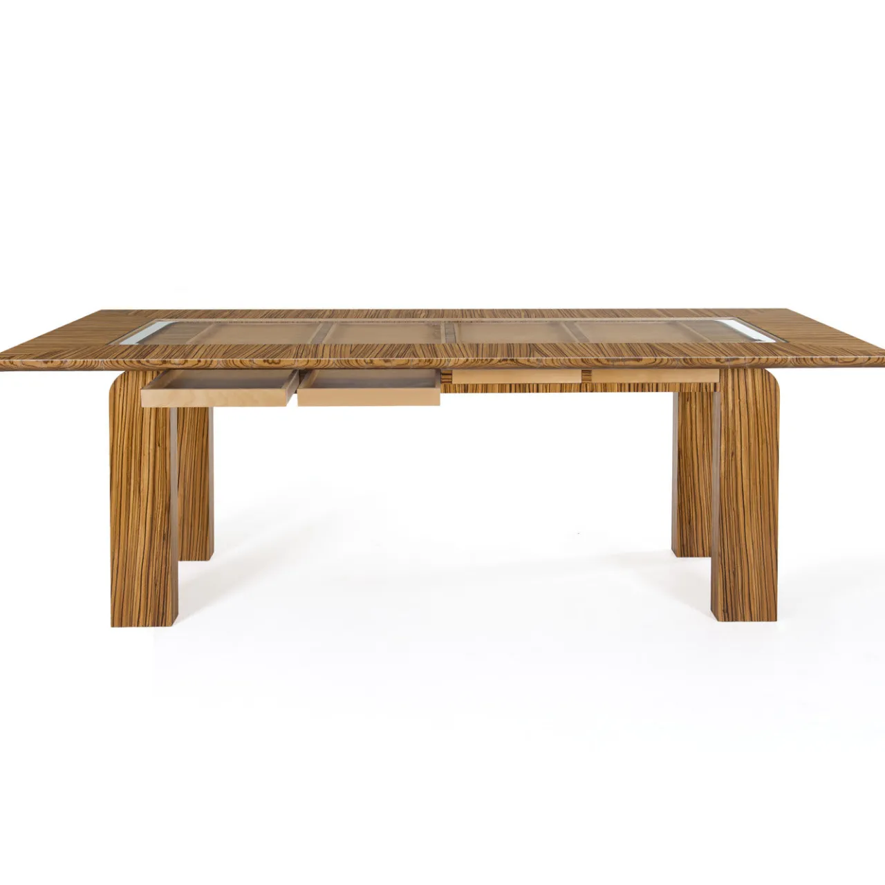 Berdondini 1926 Dining Tables<Florence Rectangular zebrano wood Table 1947