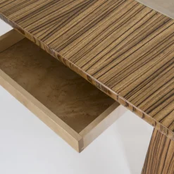Berdondini 1926 Dining Tables<Florence Rectangular zebrano wood Table 1947