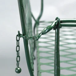 Officina Ciani Outdoor Armchairs<Florio Green Iron Outdoor Armchair