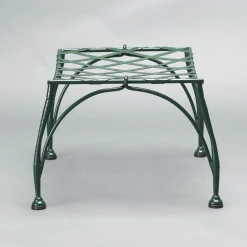 Officina Ciani Other Outdoor Furniture<Florio Green Iron Outdoor Ottoman