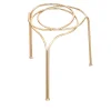 Enrico Girotti Stools<FLOW SCULPTURAL GOLD STOOL