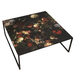 Instabilelab Coffee Tables<Flowers Metal And Fiberglass Square Coffee Table
