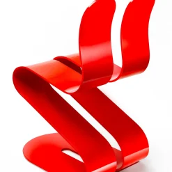 Lamberti Design Chairs<Fluid Ribbon Red Chair by Michael D'Amato