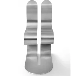Lamberti Design Chairs<Fluid Ribbon Silver Chair by Michael D'Amato