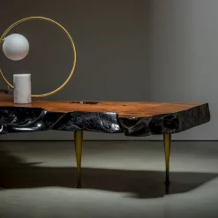 Omnibus Design Coffee Tables<Flumen Black Coffee Table